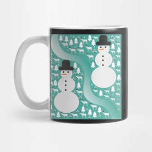 Winter scene Mug